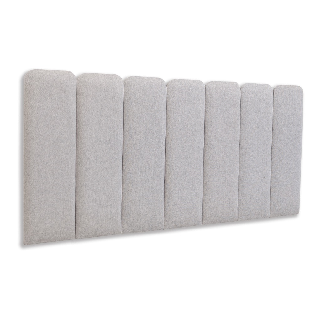 Cabeceira Casal Linho 140x60 Cama Box Modulada Arredondada