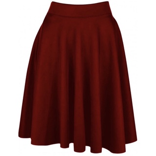 Saia Midi God Suplex Rodada Cintura Alta Moda Evang lica Feminina