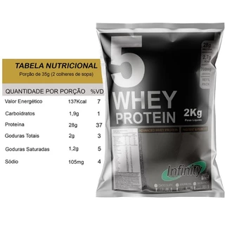 Whey 5w 2kg - Infinity Labs Wey - Baunilha