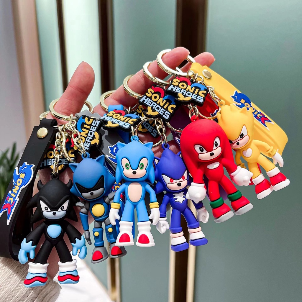 Anime Sonic Series Minifigures Sonic Metal Sonic Nakkrusu Teirusu