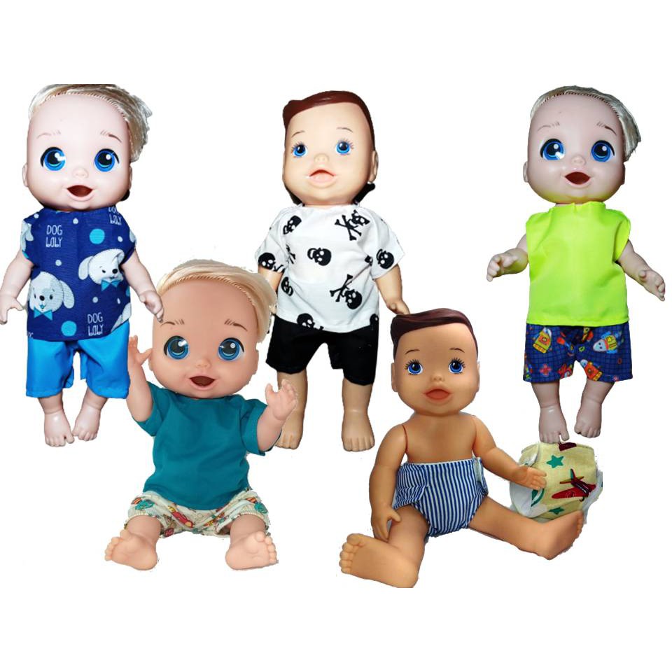 Roupa boneco Baby Alive e similares Uniforme escolar menino