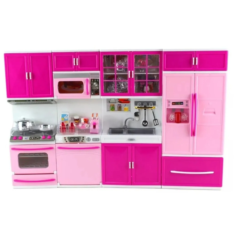 Estante / Jogo De Cozinha Barbie Antigo