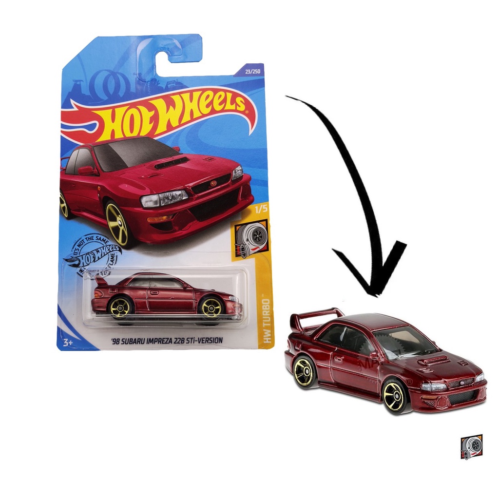 98 Subaru Impreza 22B STi - Version - HW Turbo - Hot Wheels 1:64