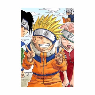 Placa Decorativa Rosto Naruto Desenho 30x42cm