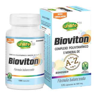 Bioviton Polivitamínico 120 Cápsulas 560mg - Unilife