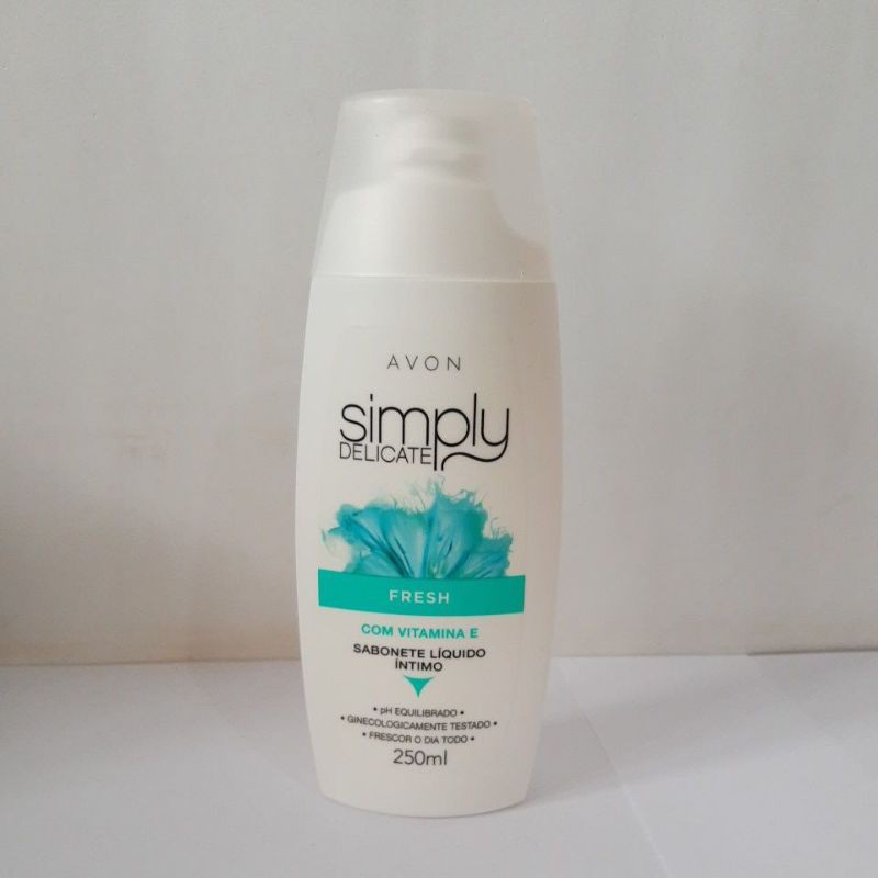 Sabonete Líquido Íntimo Simply Delicate Fresh 250ml Avon