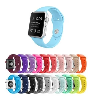 Pulseira Silicone Apple Watch 45/44/42/41/40/38mm Ultra 49mm Série 1/2/3/4/5/6/se/7/8/9