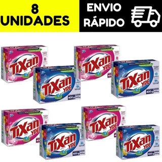 Kit 8 Caixas De Sabão Em Pó Tixan - 400g