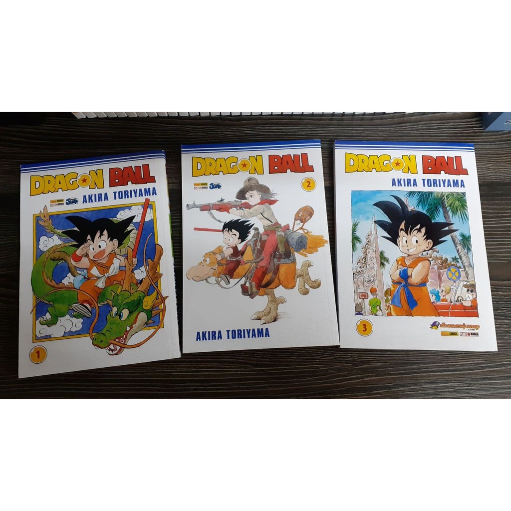 Box Mangá Dragon Ball Completo 42 Volumes + Poster em Promoção na