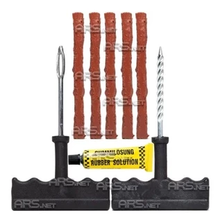 Kit Reparo Pneu Sem Câmara Remendo Macarrão Profissional Carro Moto