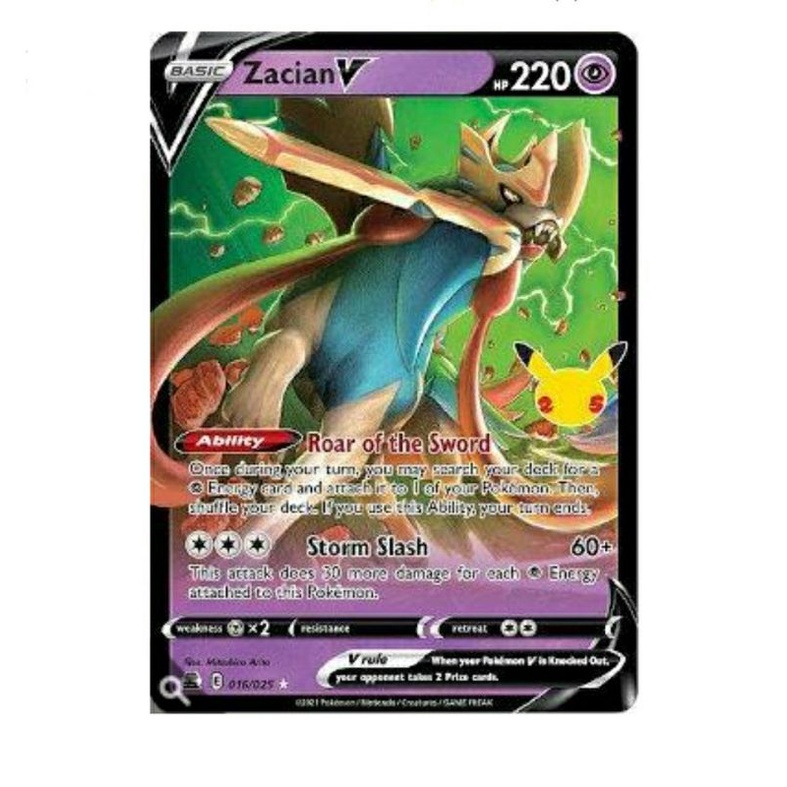 Original Carta Pokemon Lendaria ultra rara Zeraora V em Promoção