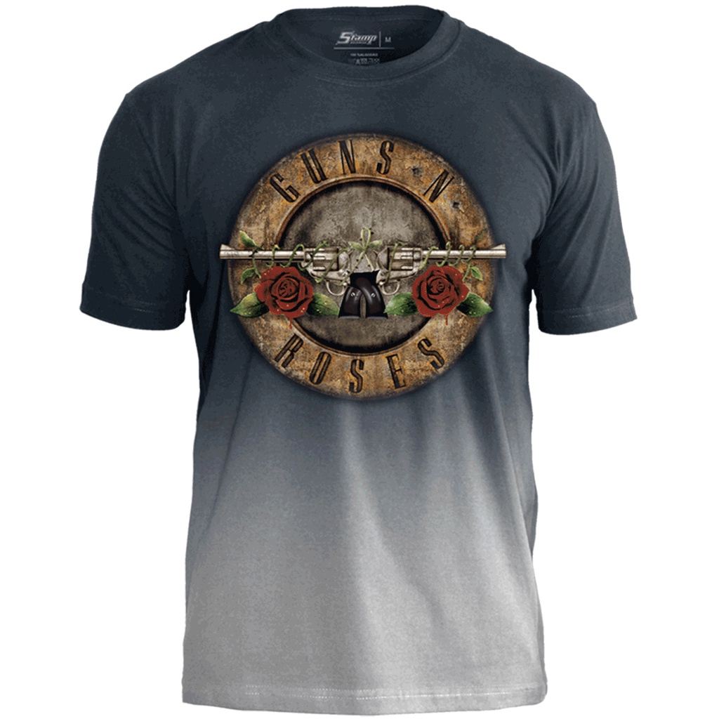 Guns N' Roses T-Shirt Ufficiale Donna - Classic Bullet Logo - Skinny Fit Nero