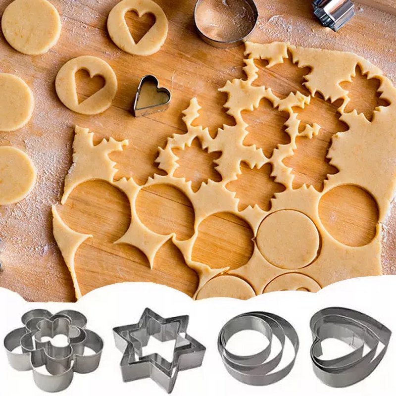 Molde Para Pasta Americana e Biscoitos Inox Diversos Modelos Shopee Brasil