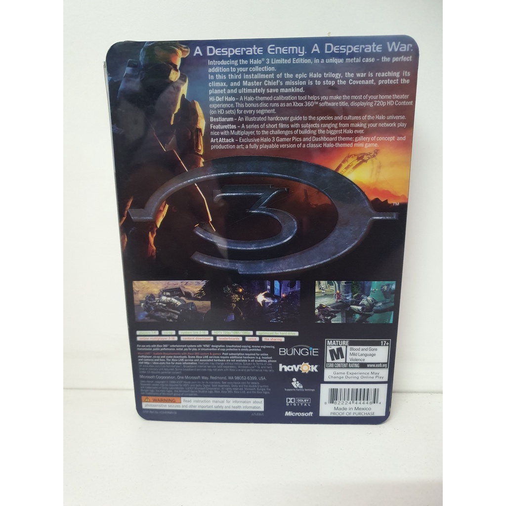 Halo 3 Limited Edition - Xbox 360 - | Shopee Brasil Halo 3 Limited Edition - Xbox 360 - | Shopee Brasil
