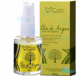 Óleo de Argan Suave Fragrance Reparador de Pontas Capilar Brilho Hidratação e Nutrição