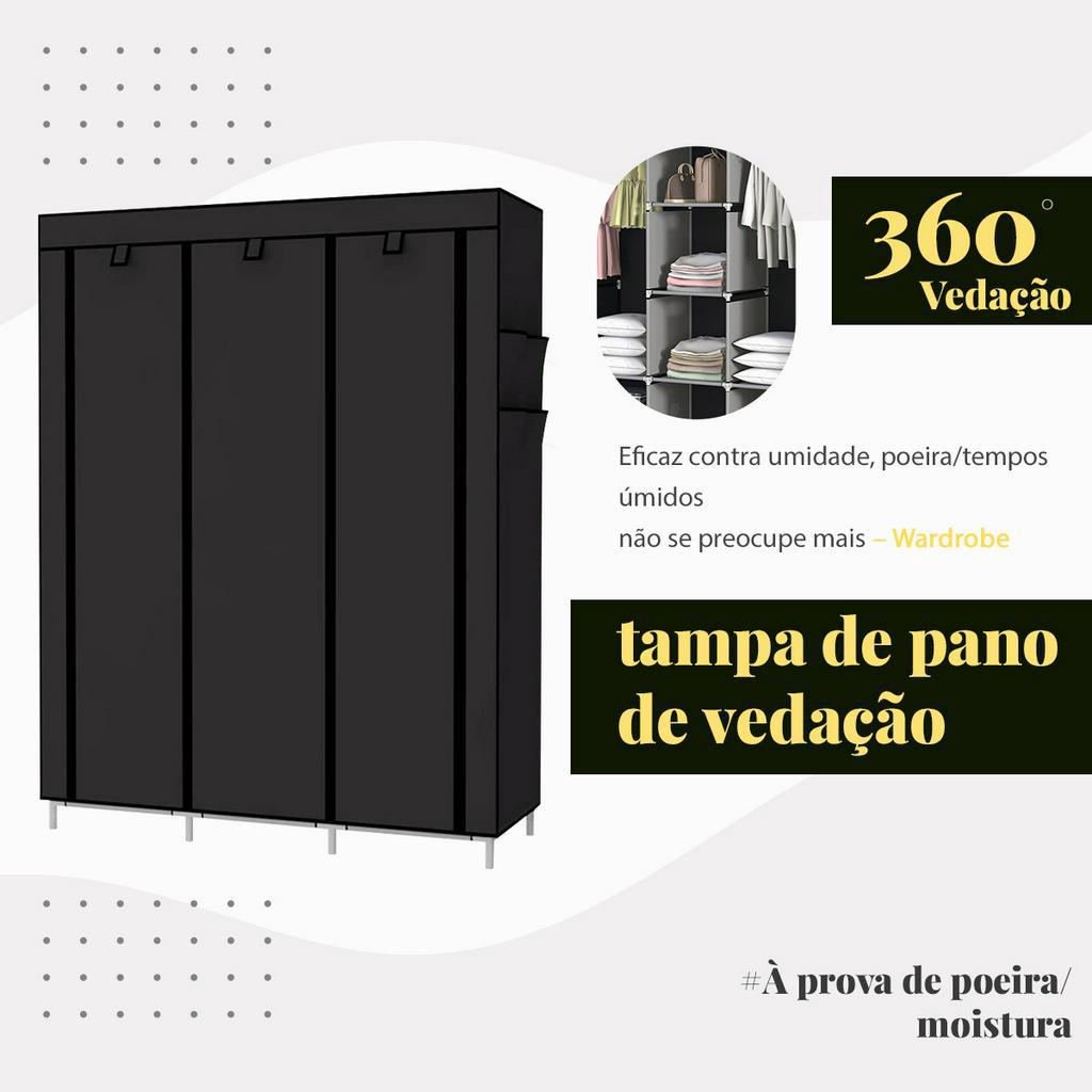 Guarda Roupa Dobrável Organizador De Roupas