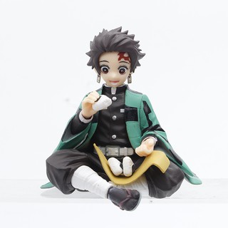 Demon Slayer Eating Onigiri Figurine