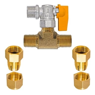 Kit Instalação Cooktop Forno P/ Gás Encanado 1/2 S/ Flexível