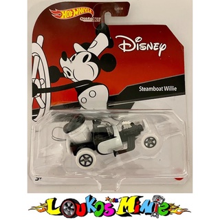 Hot Wheels Steamboat Willie Character Cars Disney Mickey