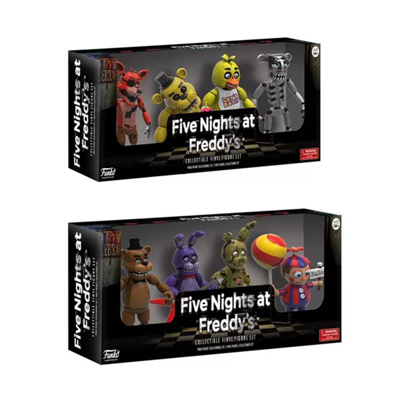 FNAF 4PCS Cinco Noites No Simulador De Pizza Freddy's 4CM Jogo De