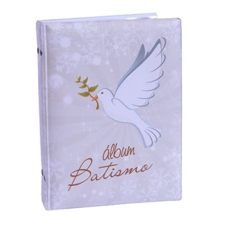 Álbum Fotográfico 15x21 100 Fotos BATISMO BRANCO Bebê Infantil Batizado em Oferta na Shopee
