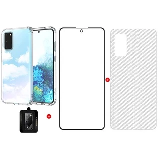 Capa Capinha + Pelicula 3d + Pelicula Camera + Pelicula Traseira Para Galaxy S20 Fe