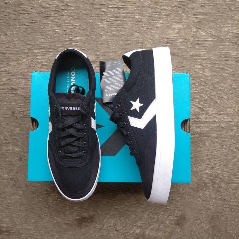 converse courtlandt ox black