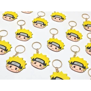 Chaveiro Naruto Anime Shippunden Emborrachado 10un Barato Novo
