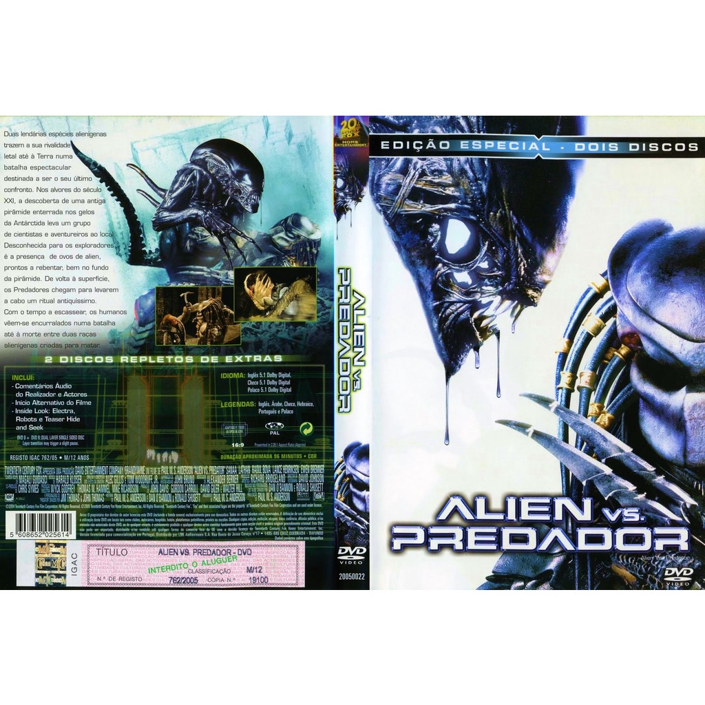 20th Century Fox Alien vs Predator: Requiem DVD 2D Inglês