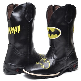 Botas Infantil Texana Country Couro Legitimo Varios Modelos Cano Alto Bordado