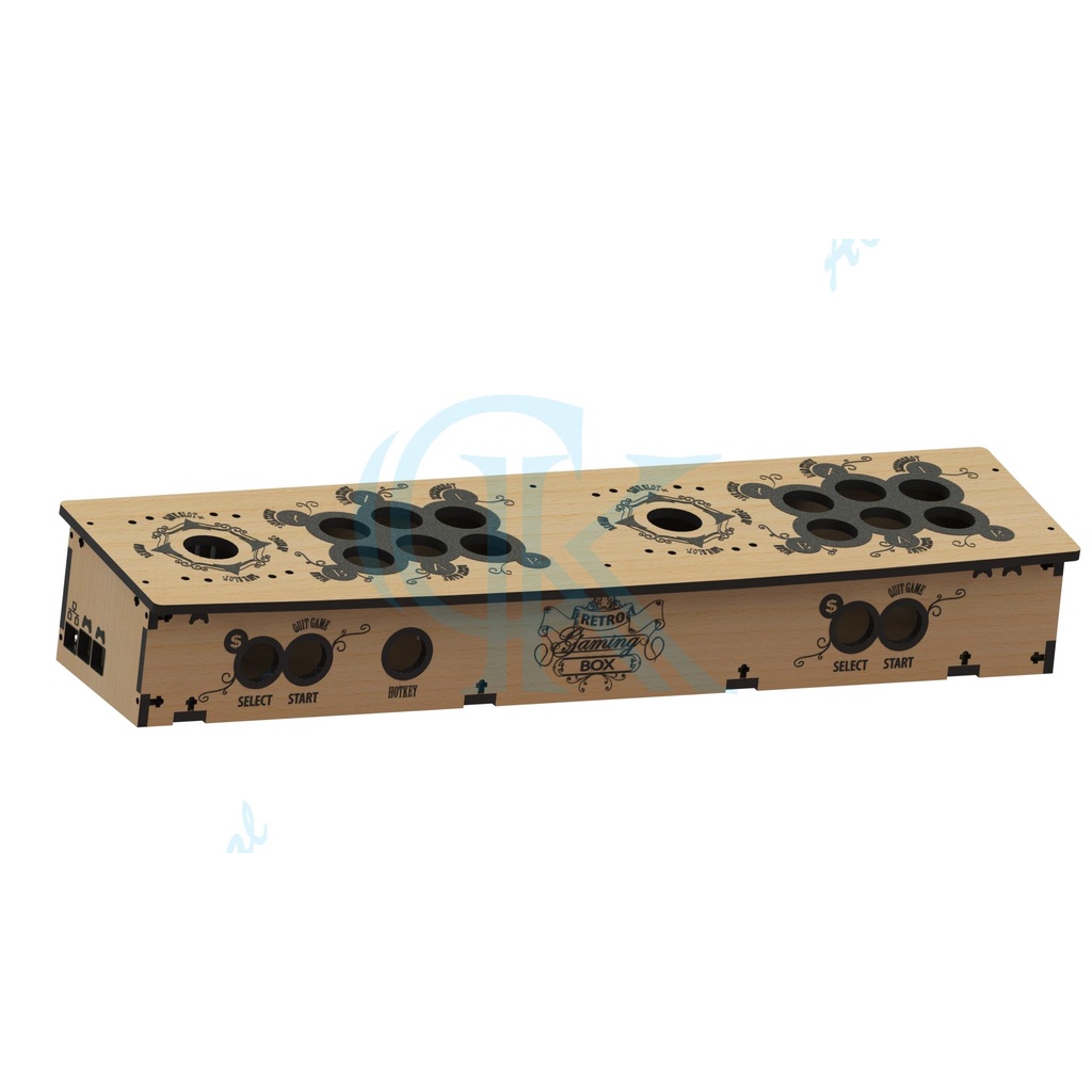 Caixa Arcade Retro Para Raspberry Pi3 2players | Shopee Brasil
