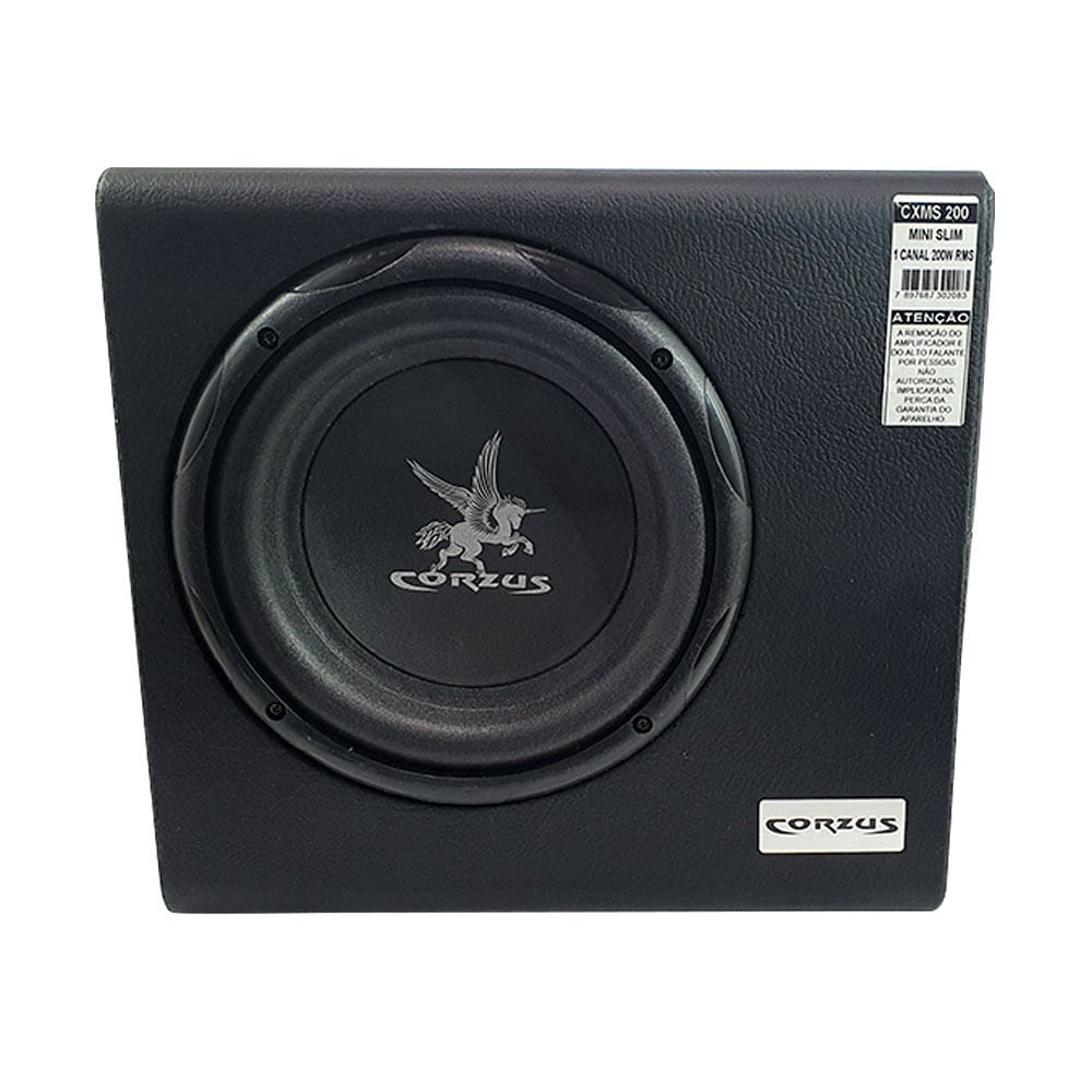 Caixa Amplificada Mini Slim 200W RMS CORZUS CXMS | Shopee Brasil