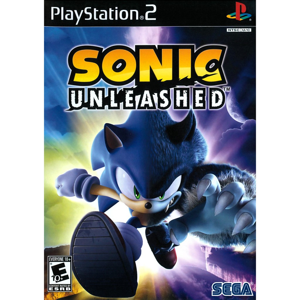 Sonic Unleashed jogo playstation ps2 + fini