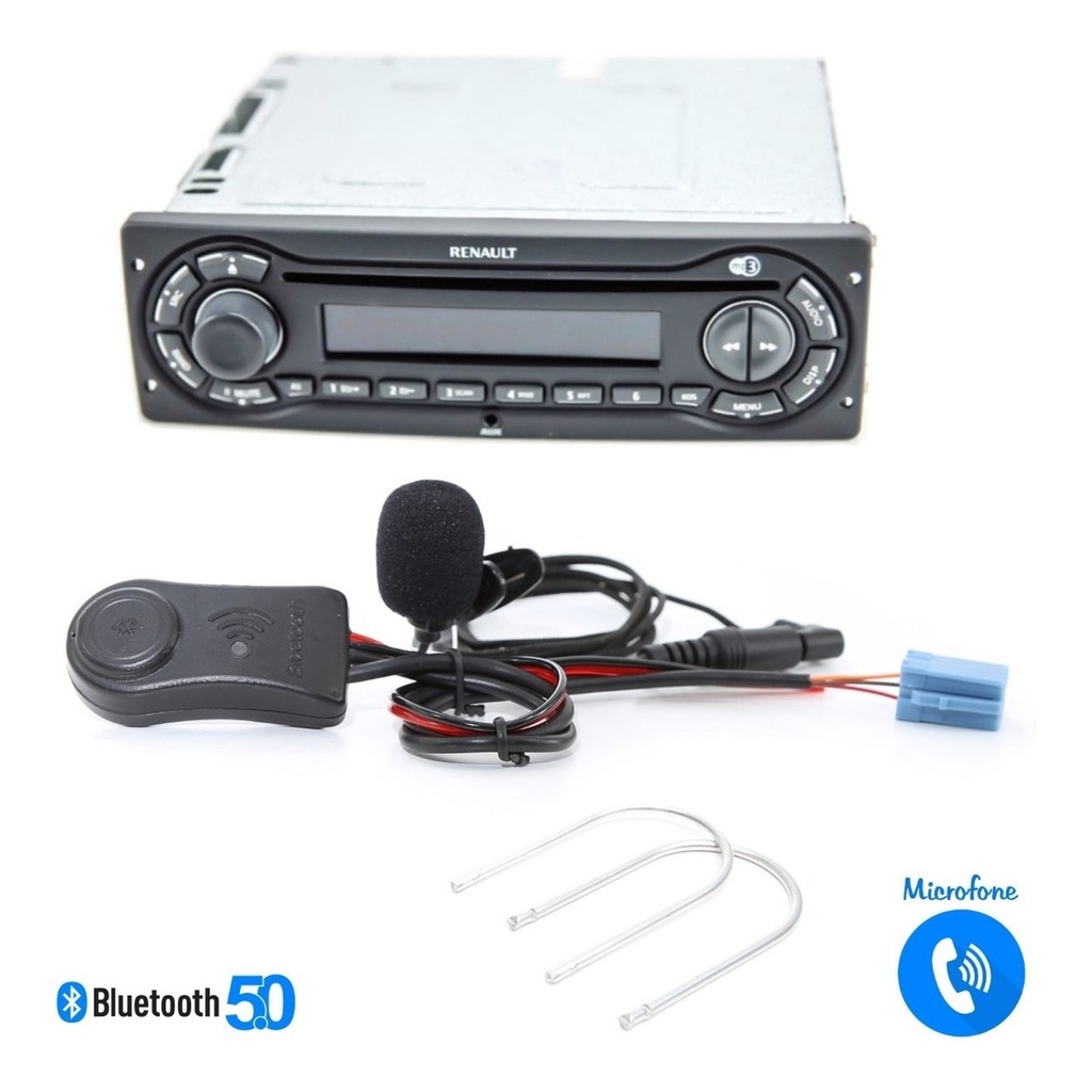 Interface Bluetooth Aux Para Radio Renault Logan Com Atendimento de