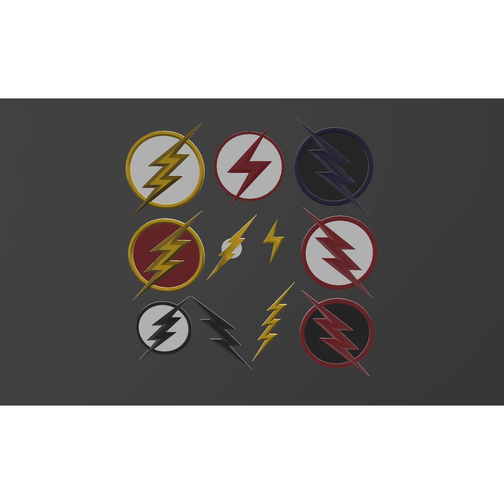 Emblema The Flash – DC Comics Geek Cosplay - Impressão 3D | Shopee Brasil