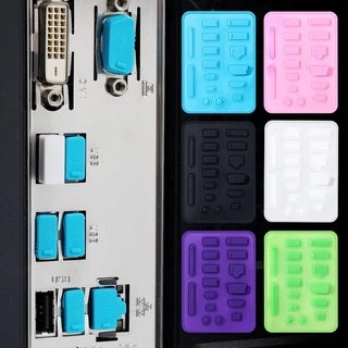 16Pcs Silicone Anti Poeira Plug Stopper Universal Porta USB Interface À Prova De Capa Para Laptop PC