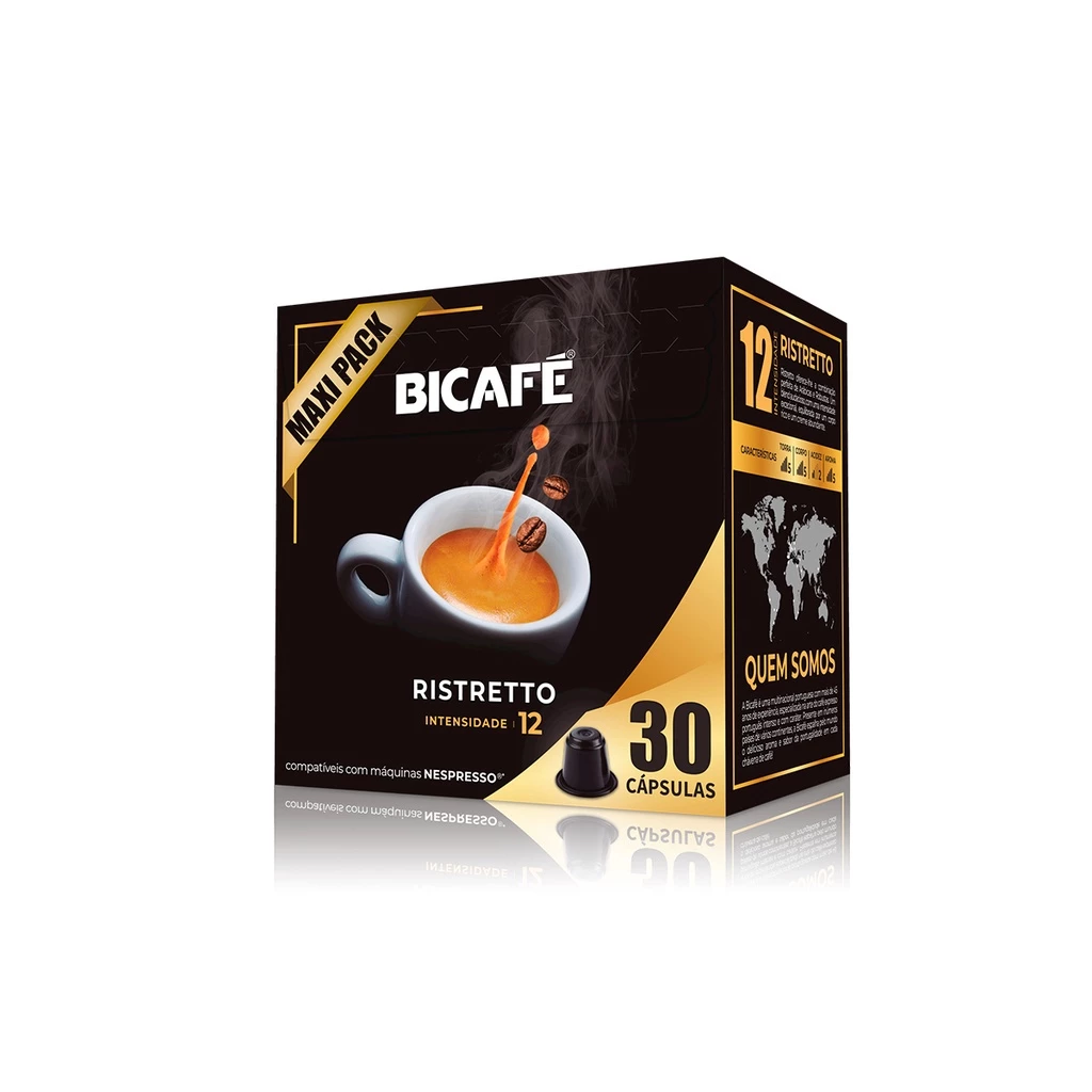 Maxi Pack 30 Cápsulas De Café Ristretto Para Maq. Nespresso*