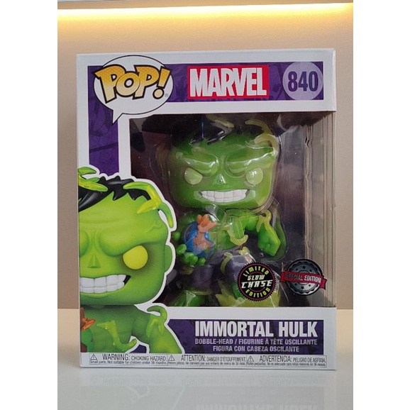 Funko Pop! Marvel Super Heroes: The Immortal Hulk 6 GITD Chase