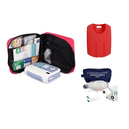 Desfibrilador De Treinamento Com Controle + Kit Rcp