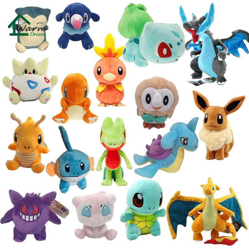 Brinquedos Pokémon Pikachu, Growlithe, Smeargle, Gossifleur e