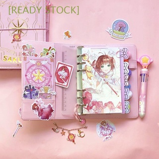 Caderno/Fichário Sakura A6 Com 6 Furos Para Planejador Diário/Anime/Journal