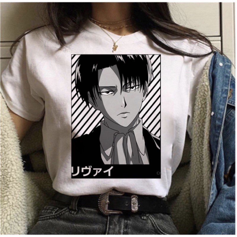 Camiseta Levi Ackerman Attack on Titan Unissex