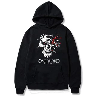 Moletom Canguru Com Capuz Algodão Overlord Mangá Anime