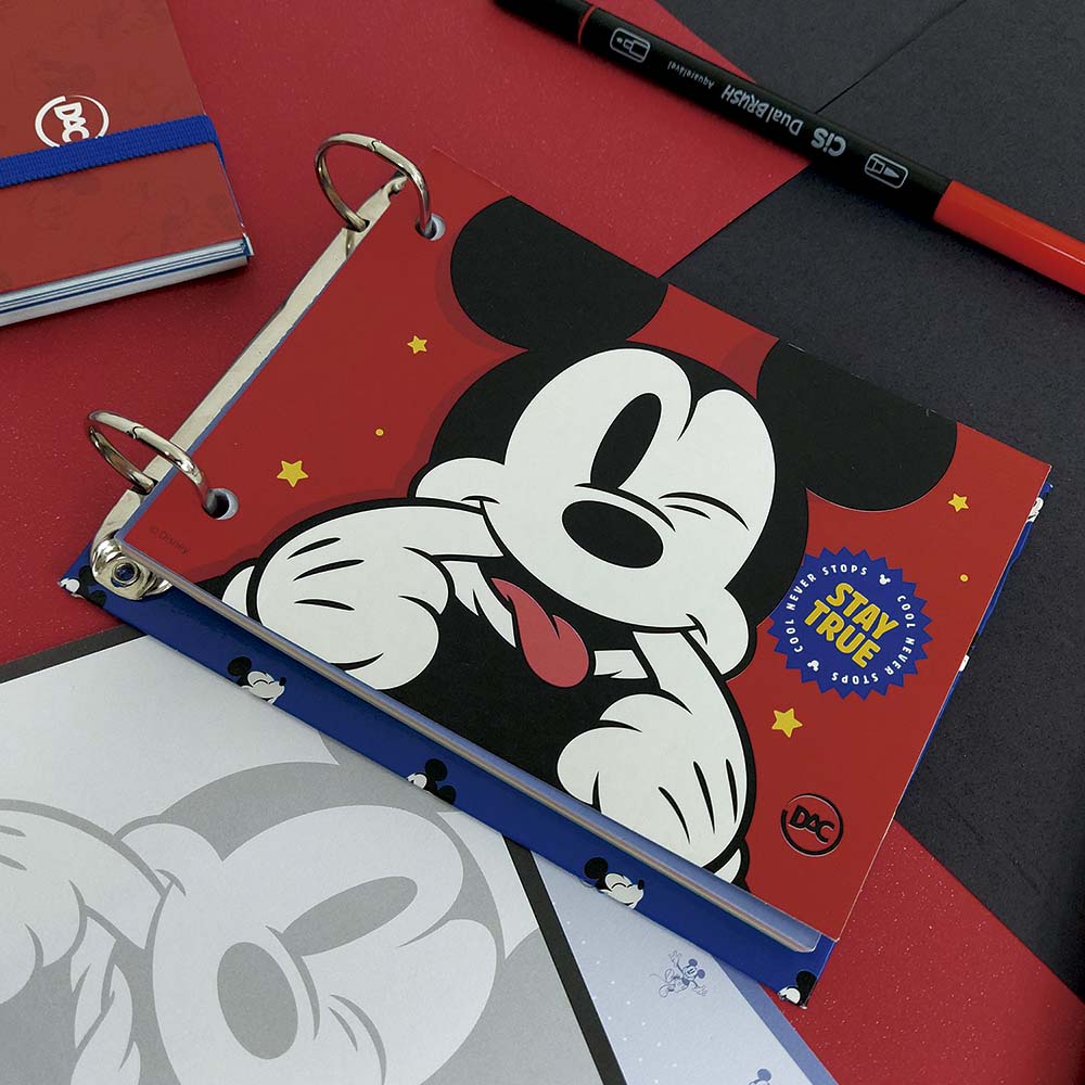 Mini Caderno Argolado Fichas Mickey Flashcards Dac Shopee Brasil 3470