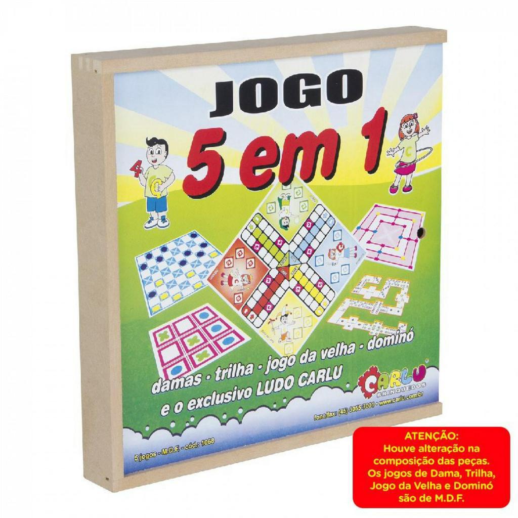 Jogo Tabuleiro Ludo Dama 2x1 Estratégia Clássico - Envio 24h