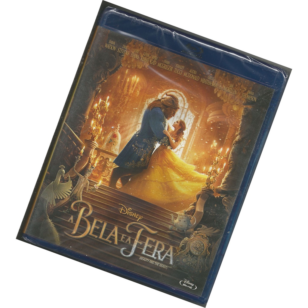 Blu Ray A Bela E A Fera O Filme Com Emma Watson Lacrado Shopee Brasil