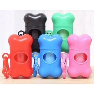 Kit Cata Caca - Porta Saco com Refil para Cachorro Passeio Pet