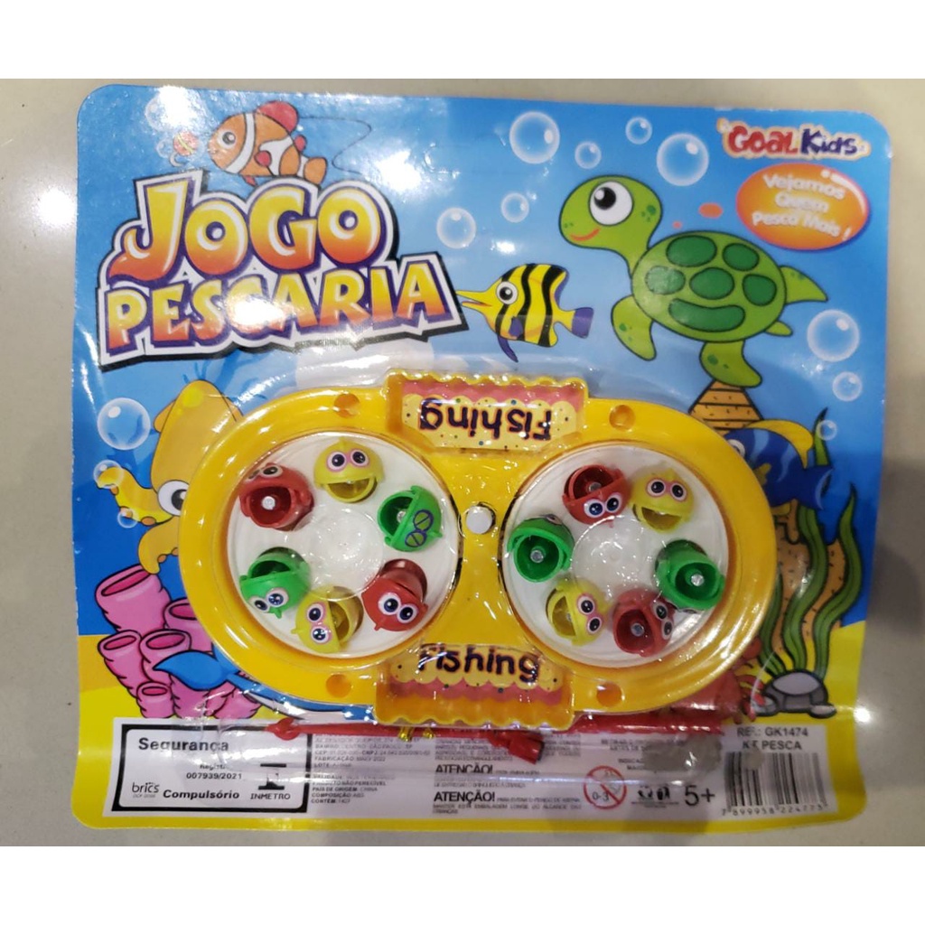 PEGA PEIXE 18 PCS JOGO DE PESCARIA MUSICAL REF JT0163