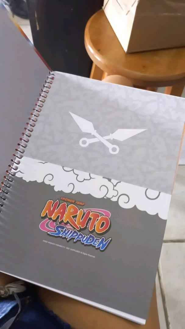 Kit 2un Caderno Naruto Uzumaki Espiral 1m 80fls Capa Dura Universitário  Escolar Desenho Série Mangá Japonês Ninja em Promoção na Americanas