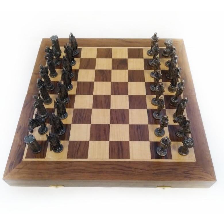Jogo de Tabuleiro - Xadrez sem Estojo - 32 Peças - Madeira - Pentagol